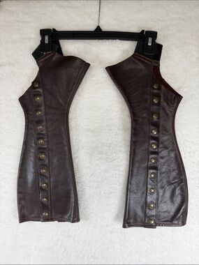 Women’s Brown Lace-Up Boot Gaiters - Fashion Overlays
E0019